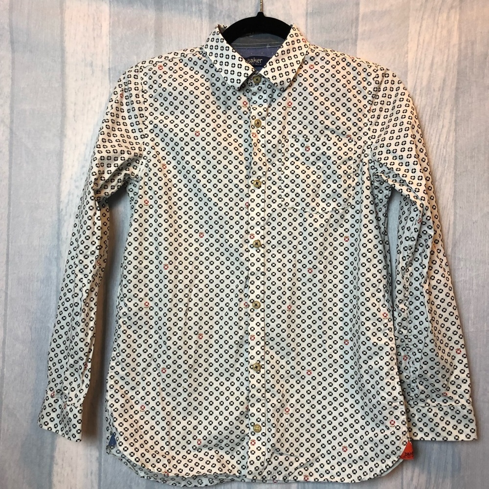 Baker by Ted Baker Boy Long Sleeve Shirt Size 14